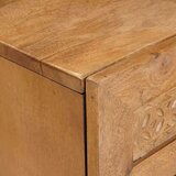 vidaXL Nočna omarica Svetlo rjava 50 x 33 x 60 cm trden mangov les | Shoptok.si
