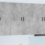 vidaXL Stenska kuhinjska omarica Betonsko siva 80 x 31 x 100 cm | Shoptok.si