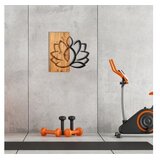 Atelier Del Sofa zidna dekoracija Lotus, 58x58 cm, Smeđe boje | Eponuda.com