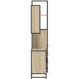 vidaXL 3-dijelni set kupaonskog namještaja boja hrasta sonome drveni | shoptok.hr