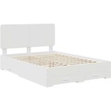  Krevetna konstrukcija Bijelo 140 x 190 cm Konstruirano drvo | shoptok.hr