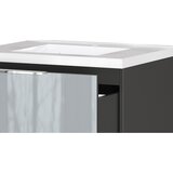 Germania Sivi zidni ormarić za ispod umivaonika u sjajnom dekoru 61x61 cm Celano – | shoptok.hr