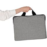 Siva torba za laptop 15,6" – poslovna aktovka s naramenicom | shoptok.hr