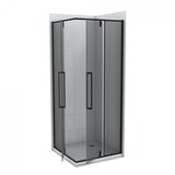 Copen tuš kabina concept absolut black 90x90x200cm dark staklo 6mm sa pivot vratima (C-02-B6190) | Eponuda.com
