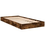  The Living Store Posteljni okvir dimljeni hrast 90x200 cm inženirski les - Posteljni Okvir, (21525577) | Shoptok.si