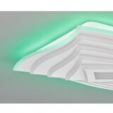 Fischer & Honsel Bijela metalna LED stropna svjetiljka s daljinskim upravljačem/s mogućnosti zatamnjivanja 50x50 cm Hero – | shoptok.hr