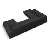 Cosmopolitan Design antracitno siva kotna sedežna garnitura (levi kot/v obliki črke "u") chicago – | Shoptok.si