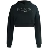 myMo ROCKS Sweater majica crna / srebro / bijela