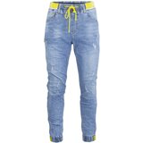 Pri Muške plave traper hlače s vezicama Cijene