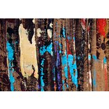 Slikana slika na platnu grad 70x70 cm