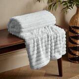 Catherine Lansfield Bijela deka od mikropliša 130x170 cm Cosy Ribbed – | shoptok.hr