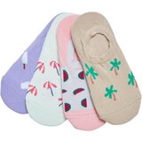 Urban Classics Accessoires Invisible Summer Socks Made of Recycled Yarn 4-Pack Multicolored | Shoptok.si