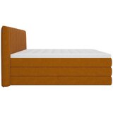 Premium Living Postelja Boxspring Lina, Opečnato Rjava, 200x200 | Shoptok.si
