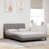  Posteljni okvir brez vzmetnice taupe 120x200 cm blago | Shoptok.si