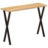  Konzolni stol sa živim rubom 105x33x76 cm masivno drvo manga | Eponuda.com