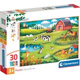 Clementoni Kmetija živali 30-delna Supercolor sestavljanka - | Shoptok.si