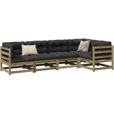 vidaXL 5-dijelni set vrtnih sofa s jastucima od impregnirane borovine Cijene