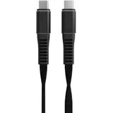 USB polnilni kabel USB-C® vtič\, USB-C® vtič 1.20 m črna NCABLE-LE-UC-UC-1.2M, (20432899)