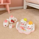 ECO TOYS drveni set za čaj s čajnikom i šalicama, 14 dijelova | shoptok.hr