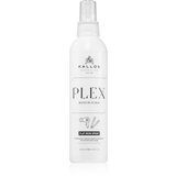 Kallos Plex Flat Iron Spray pršilo za zaščito las med toplotnim oblikovanjem z likalnikom ali kodralnikom za poškodovane in kemično obdelane lase 200 Cene
