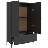  Visoka komoda crna 70 x 31 x 115 cm od konstruiranog drva | shoptok.hr