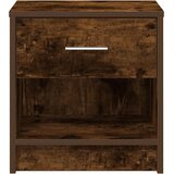  Noćni ormarići 2 kom s ladicama dimljeni hrast 39x28x41 cm | Shoptok.si