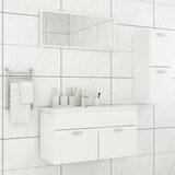 Maison Chic Komplet kopalniškega pohištva - Kopalniški sestavi bela iverna plošča, (21787885) | Shoptok.si