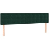  s oprugama i madracem tamnozeleni 180x200 cm baršunasti | shoptok.hr