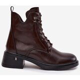 VINCEZA Insulated Women's Block Heel Ankle Boots | Shoptok.si