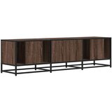 TV ormarić smeđi hrast 150x35x41 cm Konstruirano drvo i metal | Eponuda.com