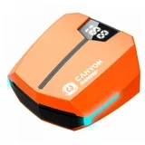 GTWS-2, Gaming True Wireless Headset, BT 5.3 stereo, 45ms low latency, 37.5 hours, USB-C, 0.046kg, orange slušalice CND-GTWS2O