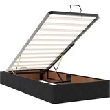 vidaXL Otomanski okvir kreveta s madraca crni 90x190cm baršunasti | shoptok.hr