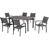 Gardenson VRTNA GARNITURA PISA aluminij barve grafita, siva | Shoptok.si