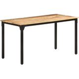  Blagovaonski stol 140 x 70 x 76 cm od grubog drva manga | shoptok.hr