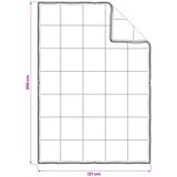  Set deka s jastukom Bež 137 x 200 cm Pamuk, Kapok, Poliester | shoptok.hr