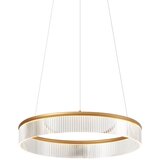 QAZQA Sodobna viseča svetilka medenina 59cm vklj. LED 3-stopenjsko zatemnjevanje - Anello Chandelier | Shoptok.si