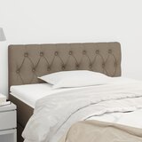 vidaXL Posteljno vzglavje taupe 90x7x78/88 cm blago Cene