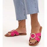 Gemre Pink flip-flops adorned with a zircon buckle Salimba | Shoptok.si