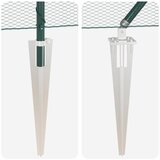  Heksagonalna ograda s stubom 100 x 1 m Čelik premazan PVC-om | shoptok.hr