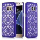 Cadorabo primera, združljiv s Samsungom v vijolični - trdi zaščitni pokrov v Flower Paisley Henna Design proti praskam in udarcem, (20565889) | Shoptok.si