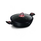 Berlinger Haus BH/1640N plitki lonec s pokrovom, 28 cm, black rose collection | Shoptok.si