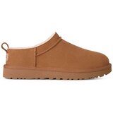 Ugg Copati iz semiša Classic Micro rjava barva, 1173891.CHE Cene