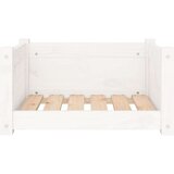  Krevet za pse bijeli 55 5x45 5x28 cm od masivne borovine | shoptok.hr