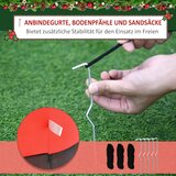 Djed Mraz visok 2 40 m s LED rasvjetom samonapuhujući vrtni ukras | shoptok.hr