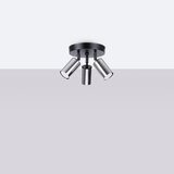 Sollux Lighting Stropna svetilka WINX 3P črna/krom, (21347732) | Shoptok.si