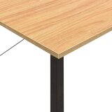 vidaXL Stol za računalo crni i boja hrasta 80 x 40 x 72 cm MDF i metal | shoptok.hr