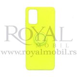  silikonska futrola kolor sa prstenom za xiaomi redmi note 9 zuta Cene