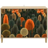  Kreveta ZAANDAM Sonoma 102 x 33 x 75 cm Konstruirano drvo Slike