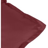  Jastuk za vrtnu klupu crvena boja vina 120x50x7 cm od tkanine | shoptok.hr