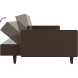  Dvosjed na razvlačenje smeđi od umjetne kože | shoptok.hr